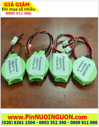 Pin CMOS BR2477A; Pin nuôi nguồn CMOS lithium 3v Panasonic BR2477A (Dây Zắc CẮM) /X.xứ Indonesia